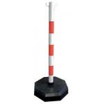 Paletto pvc h900mm completo bi base segnapercorso