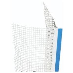 Profilo gocciolatoio in plastica con rete lungh. 2,50 mt  conf. 62,50 ml