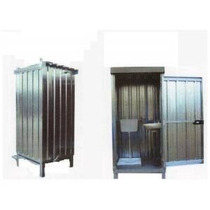 Bagno zincato con vaso e lavabo
