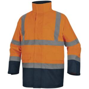 Giubbino parka speed arancio-blu alta visibilita'