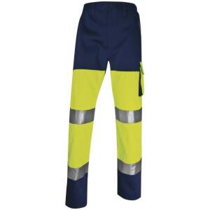 Pantaloni da lavoro phpa2 giallo fluo/blu alta visibilità