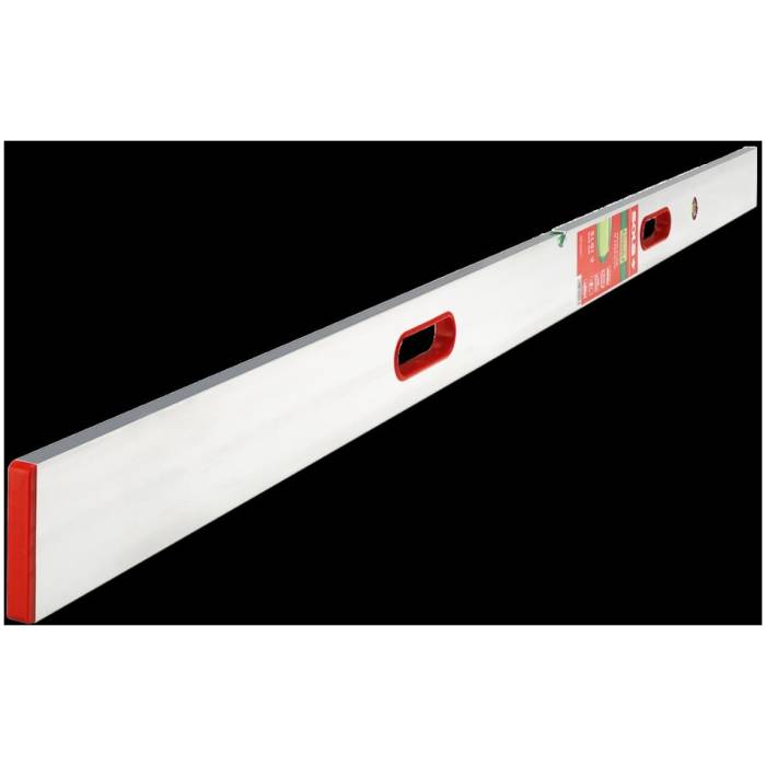 Staggia In Alluminio 2 Metri Con 2 Livelle - Profilo Tubolare, Maniglie, Per Edili E Fai Da Te - Foto 4